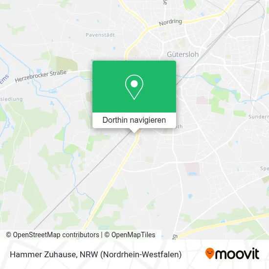Hammer Zuhause Karte