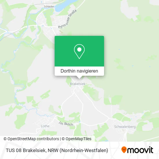 TUS 08 Brakelsiek Karte