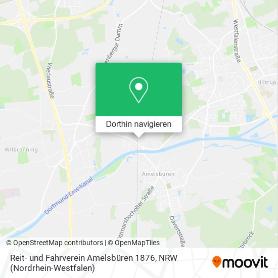 Reit- und Fahrverein Amelsbüren 1876 Karte