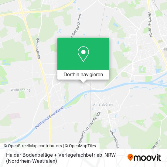 Haidar Bodenbeläge + Verlegefachbetrieb Karte