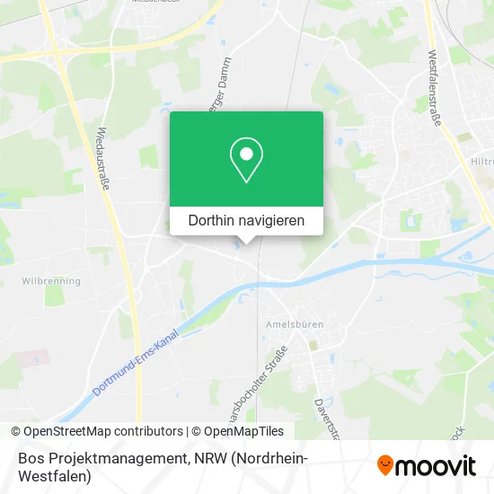 Bos Projektmanagement Karte