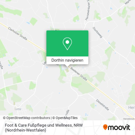 Foot & Care Fußpflege und Wellness Karte