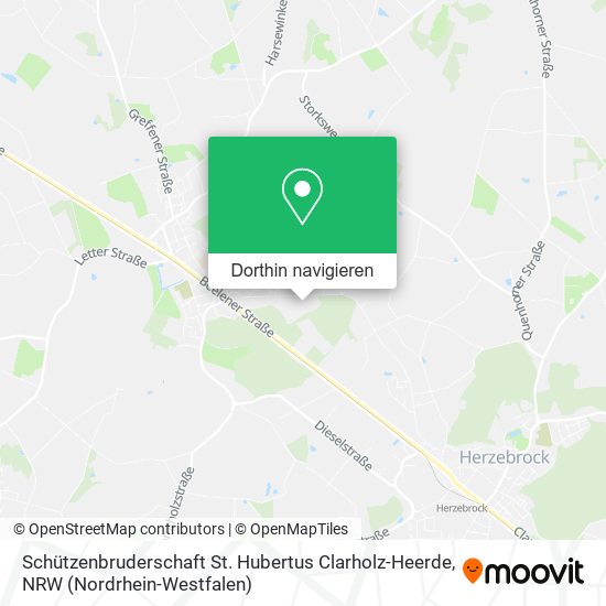 Schützenbruderschaft St. Hubertus Clarholz-Heerde Karte