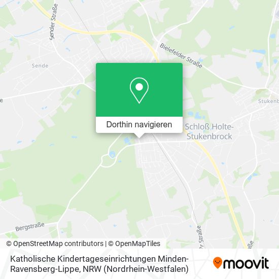 Katholische Kindertageseinrichtungen Minden-Ravensberg-Lippe Karte