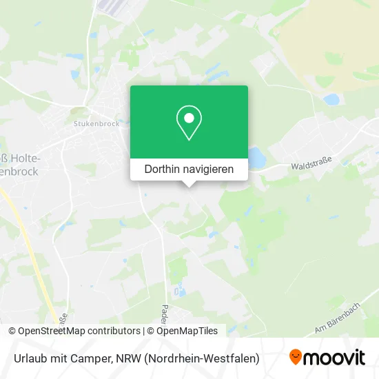 Urlaub mit Camper Karte