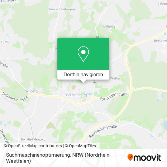 Suchmaschinenoptimierung Karte
