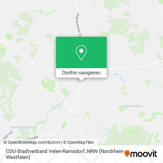 CDU-Stadtverband Velen-Ramsdorf Karte