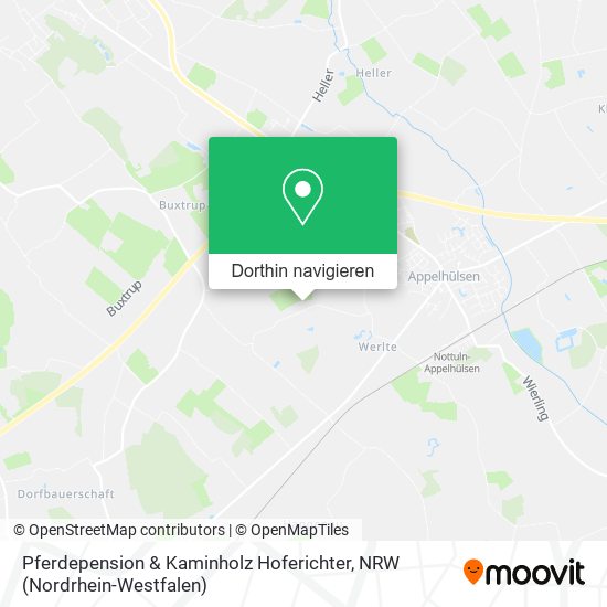Pferdepension & Kaminholz Hoferichter Karte