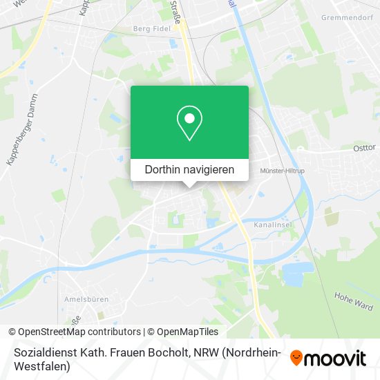 Sozialdienst Kath. Frauen Bocholt Karte