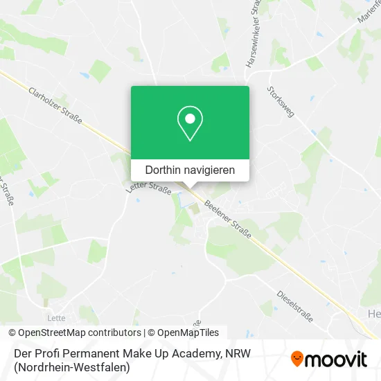 Der Profi Permanent Make Up Academy Karte