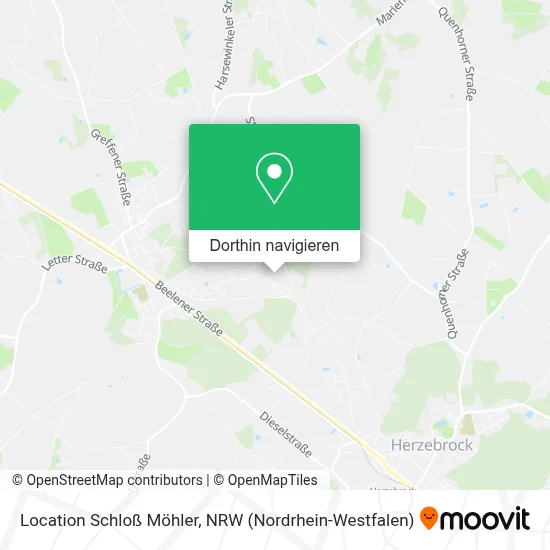 Location Schloß Möhler Karte