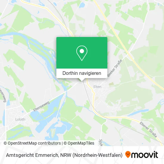 Amtsgericht Emmerich Karte