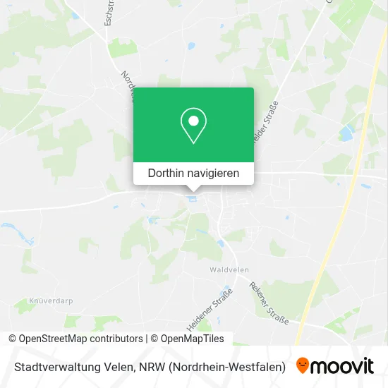 Stadtverwaltung Velen Karte