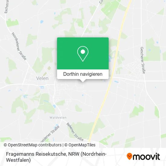 Fragemanns Reisekutsche Karte