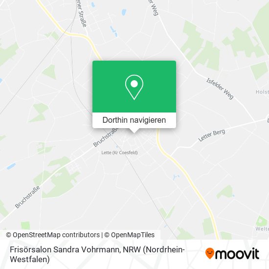 Frisörsalon Sandra Vohrmann Karte