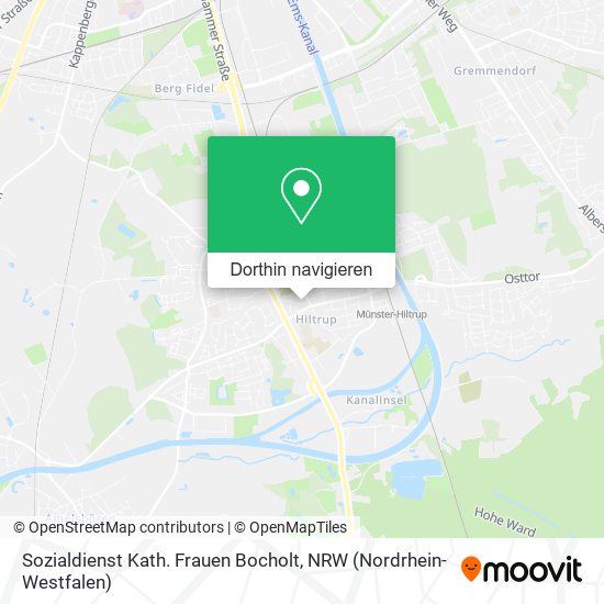 Sozialdienst Kath. Frauen Bocholt Karte