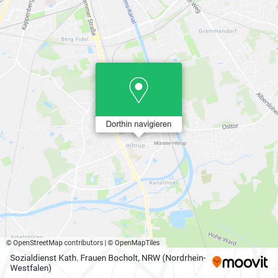Sozialdienst Kath. Frauen Bocholt Karte