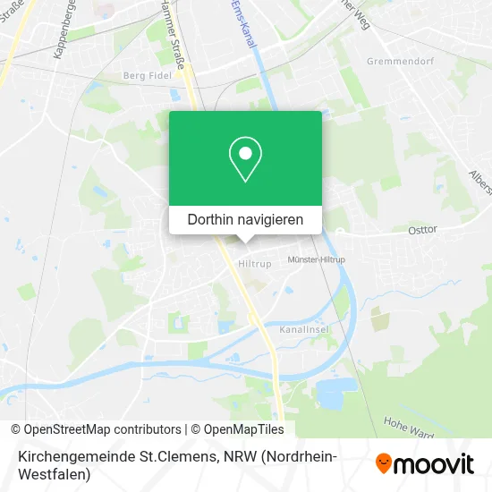 Kirchengemeinde St.Clemens Karte