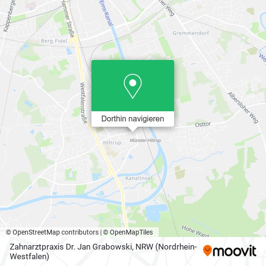 Zahnarztpraxis Dr. Jan Grabowski Karte