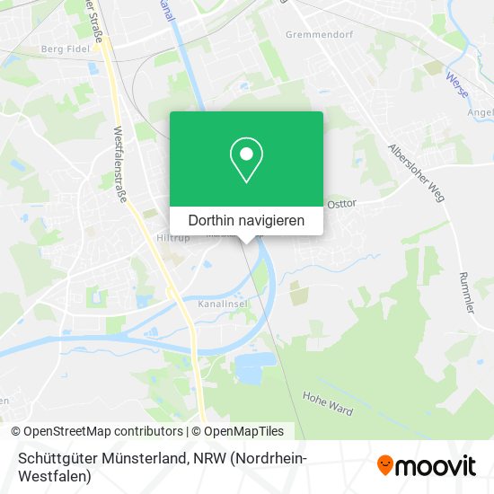 Schüttgüter Münsterland Karte