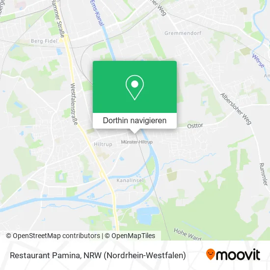 Restaurant Pamina Karte