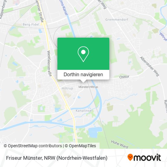 Friseur Münster Karte