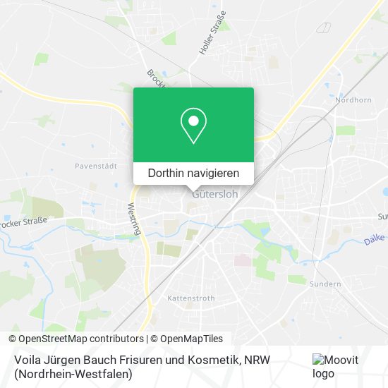 Voila Jürgen Bauch Frisuren und Kosmetik Karte