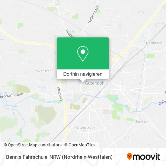 Bennis Fahrschule Karte