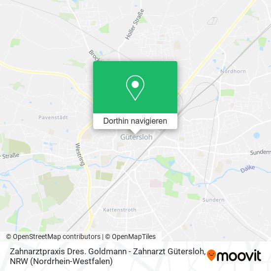 Zahnarztpraxis Dres. Goldmann - Zahnarzt Gütersloh Karte