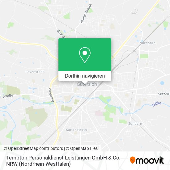Tempton Personaldienst Leistungen GmbH & Co Karte