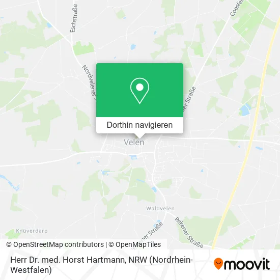 Herr Dr. med. Horst Hartmann Karte