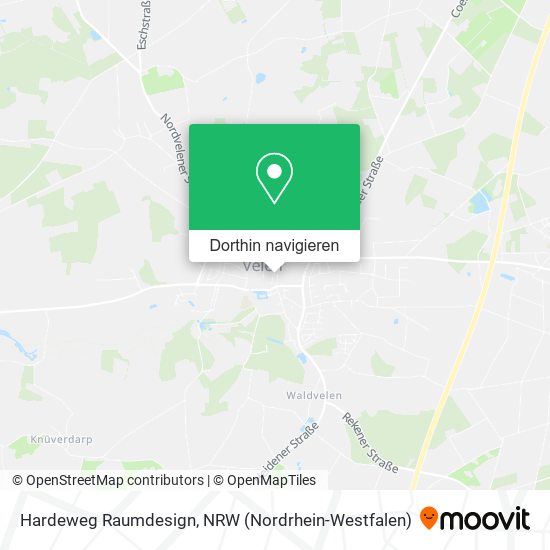 Hardeweg Raumdesign Karte