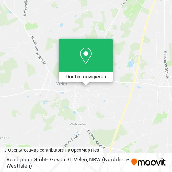 Acadgraph GmbH Gesch.St. Velen Karte