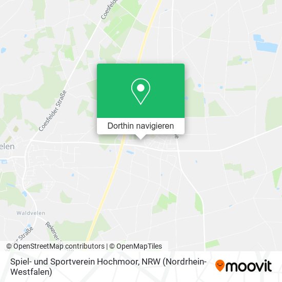 Spiel- und Sportverein Hochmoor Karte