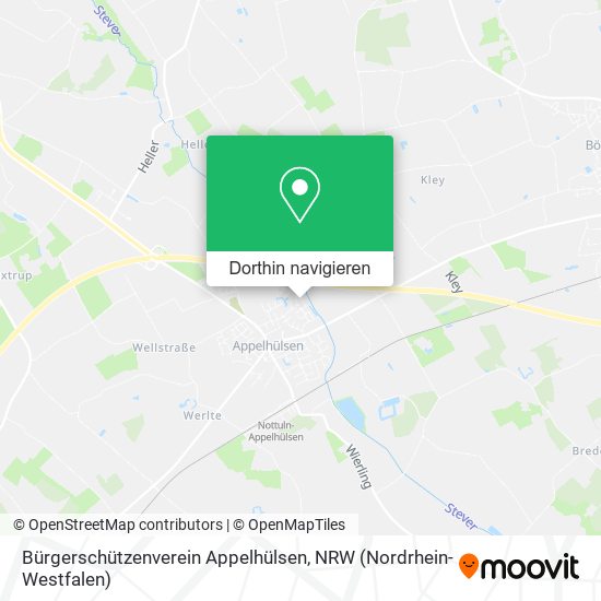 Bürgerschützenverein Appelhülsen Karte