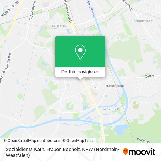 Sozialdienst Kath. Frauen Bocholt Karte