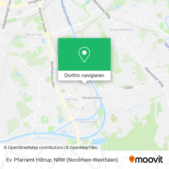 Ev. Pfarramt Hiltrup Karte