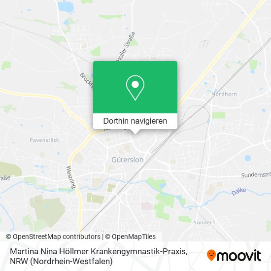 Martina Nina Höllmer Krankengymnastik-Praxis Karte