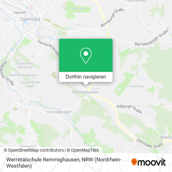 Werretalschule Remmighausen Karte