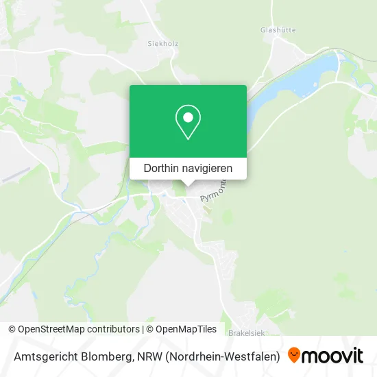 Amtsgericht Blomberg Karte