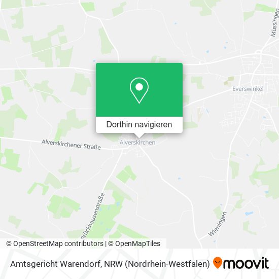 Amtsgericht Warendorf Karte