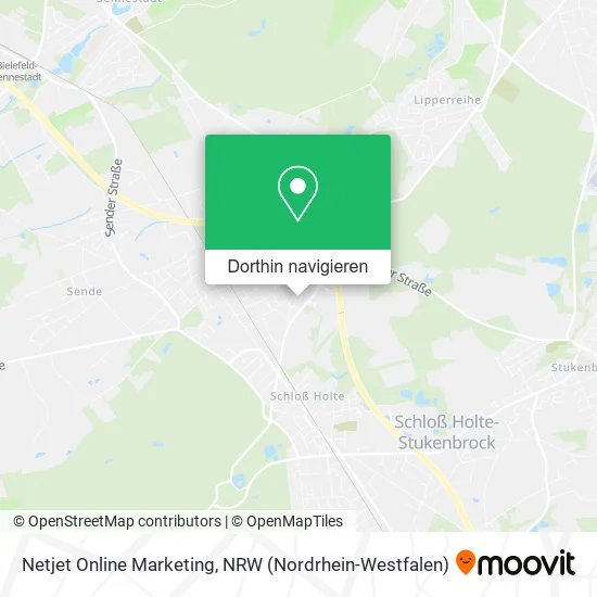 Netjet Online Marketing Karte