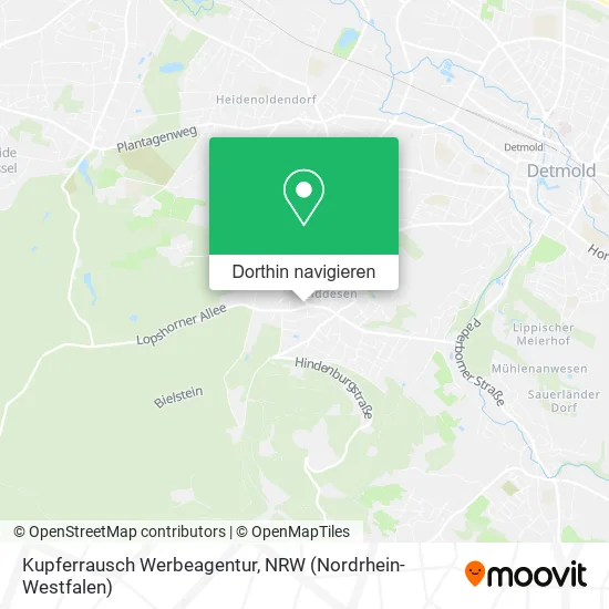 Kupferrausch Werbeagentur Karte