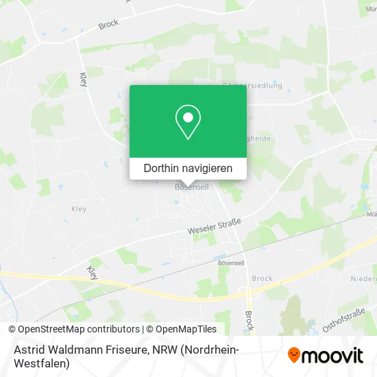 Astrid Waldmann Friseure Karte