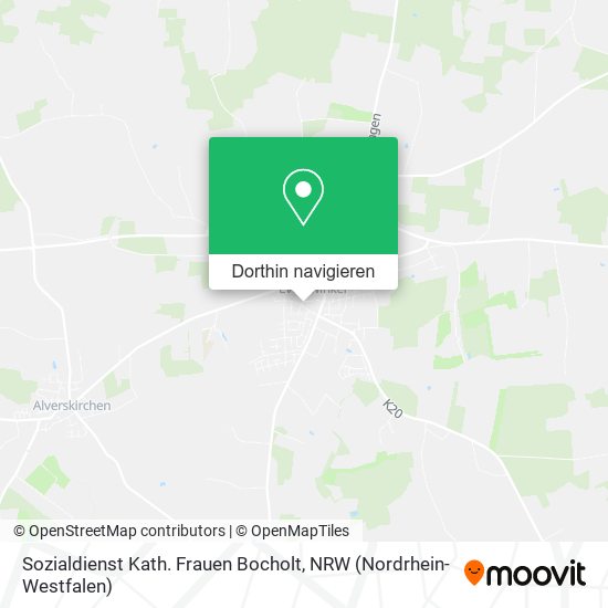 Sozialdienst Kath. Frauen Bocholt Karte