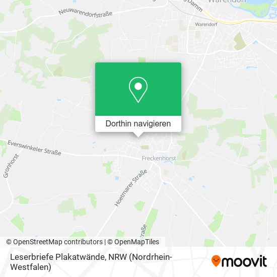 Leserbriefe Plakatwände Karte
