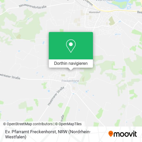 Ev. Pfarramt Freckenhorst Karte
