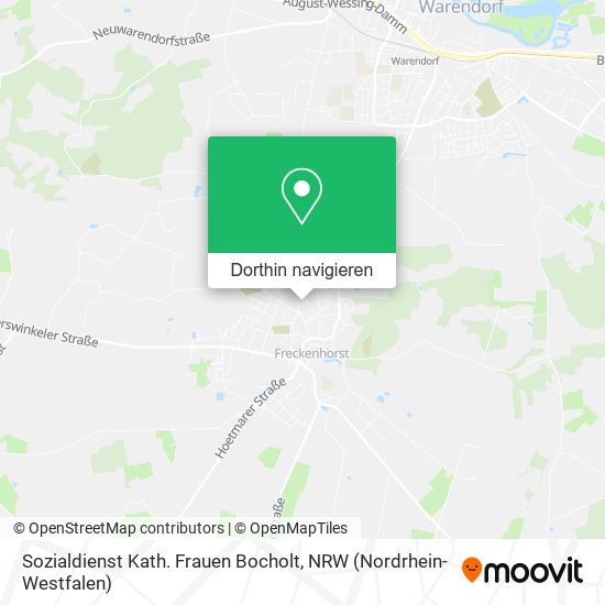 Sozialdienst Kath. Frauen Bocholt Karte
