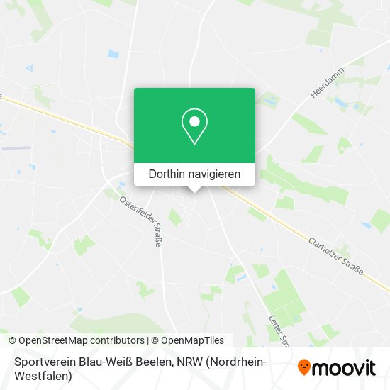 Sportverein Blau-Weiß Beelen Karte