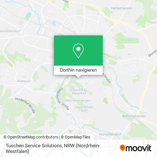 Tuschen Service Solutions Karte